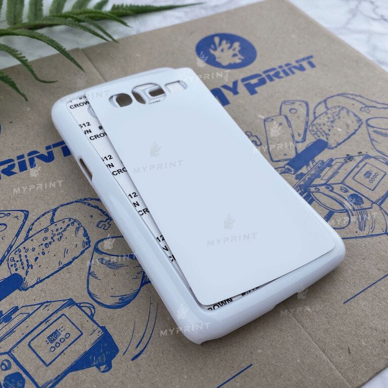 Чохол для сублімації 2D пластиковий (PC) для Samsung Grand 2 Duos G7102 білий (3375) 