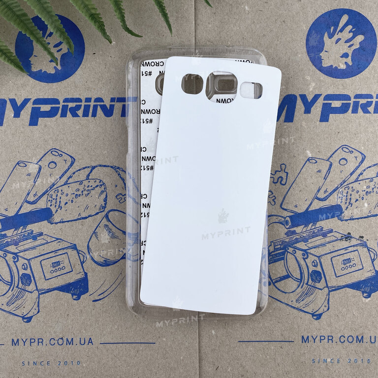 Чехол для сублимации 2D пластиковый (PC) для Samsung Grand 2 Duos G7102 прозрачный (3376) 