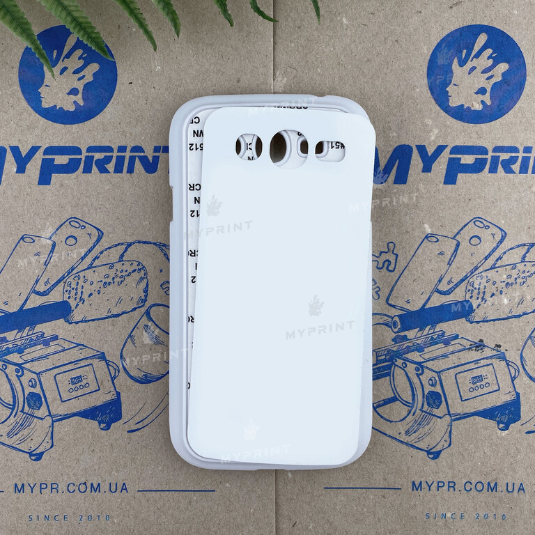 Cover for sublimation 2D plastic (PC) for Samsung Grand Duos I9082 white (3379)  Cover for sublimation 2D plastic (PC) for Samsung Grand Duos I9082 white (3379)