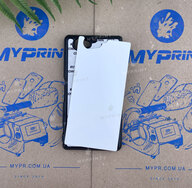 Чехол для сублимации 2D пластиковый (PC) для Sony Xperia Z2 Compact черный (3520) - фото 1 - Заготовки для сублимации