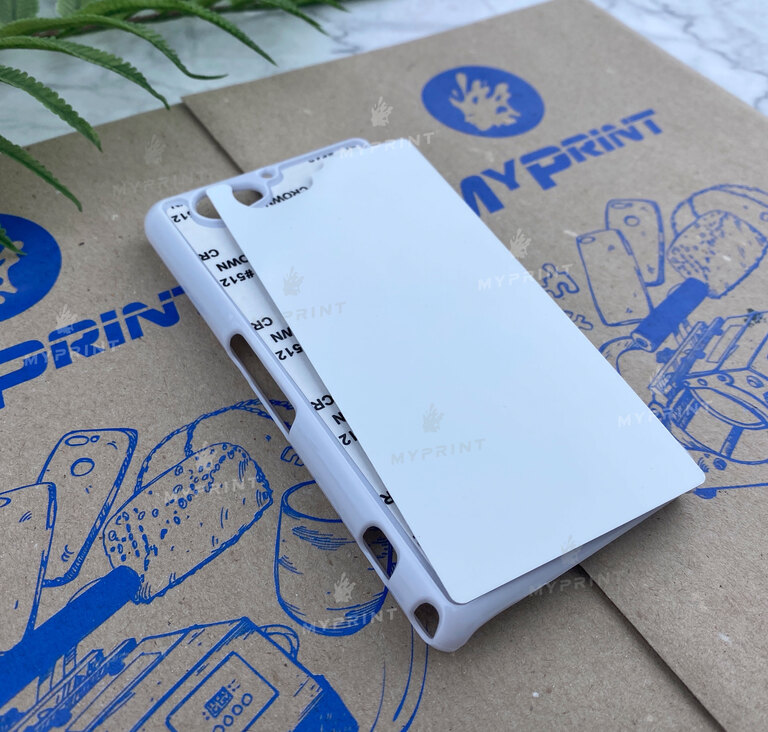 Cover for sublimation 2D plastic (PC) for Sony Xperia Z2 Compact white (3521)  Cover for sublimation 2D plastic (PC) for Sony Xperia Z2 Compact white (3521)