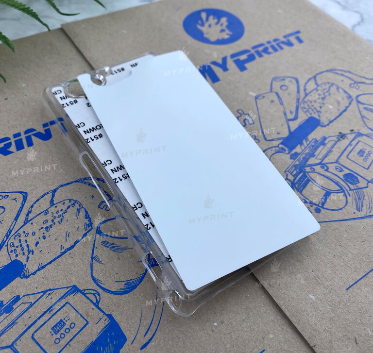 Чехол для сублимации 2D пластиковый (PC) для Sony Xperia Z2 Compact прозрачный (3522) 