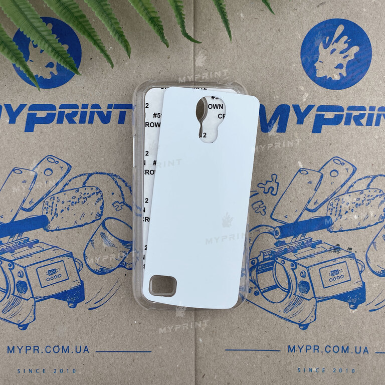 Чехол для сублимации 2D пластиковый (PC) для Samsung S4 mini прозрачный (3368) 