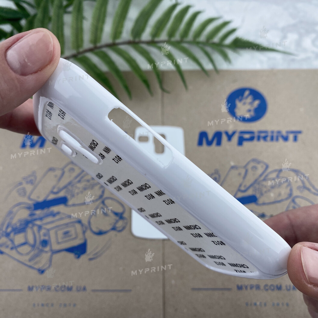 Чохол для сублімації 2D пластиковий (PC) для Samsung S3 mini білий (3371) - фото 4 - Заготовки для сублімації