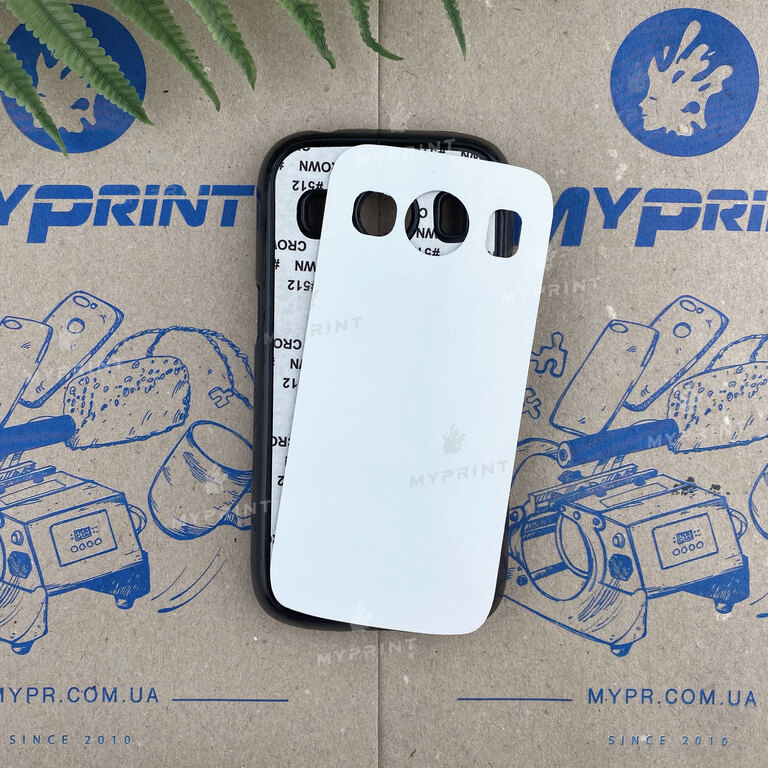 Чехол для сублимации 2D пластиковый (PC) для Samsung Ace 4 G357 черный (3419) 
