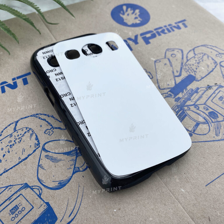 Чехол для сублимации 2D пластиковый (PC) для Samsung Ace 4 G357 черный (3419) 