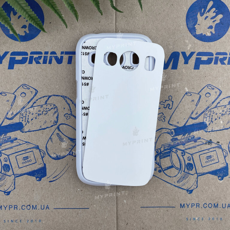 Чохол для сублімації 2D пластиковий (PC) для Samsung Ace 4 G357 білий (3420) 