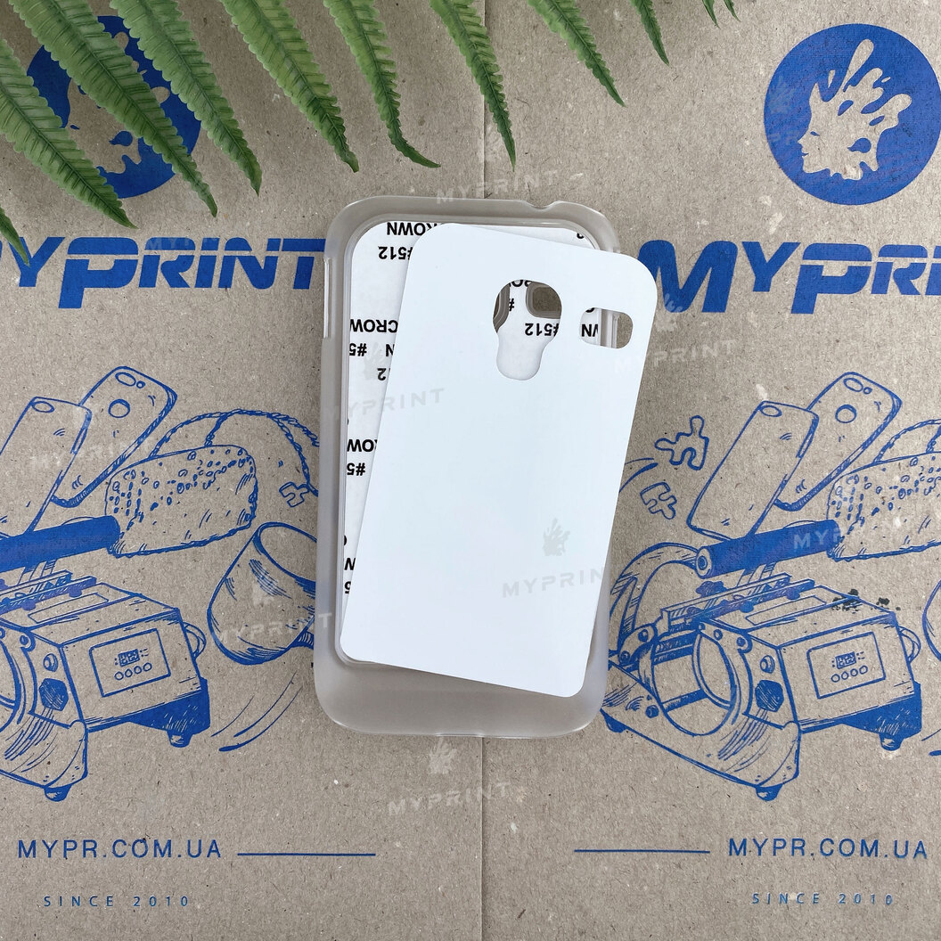 Чехол для сублимации 2D пластиковый (PC) для Samsung Ace Plus S7500 прозрачный (3427) - фото 1 - Заготовки для сублимации