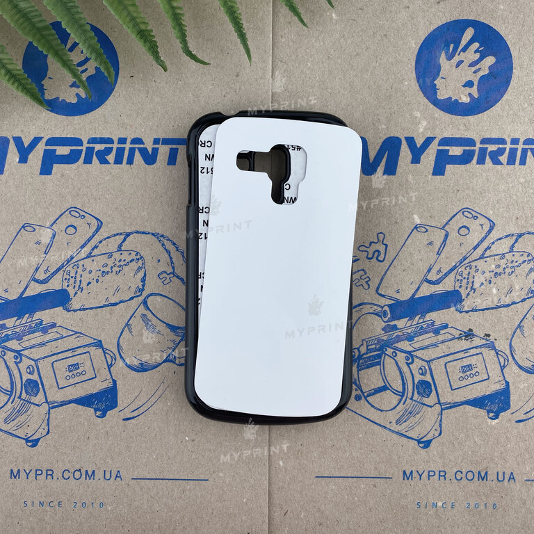 Чохол для сублімації 2D пластиковий (PC) для Samsung S Duos S7562 чорний (3430)  Чохол для сублімації 2D пластиковий (PC) для Samsung S Duos S7562 чорний (3430)