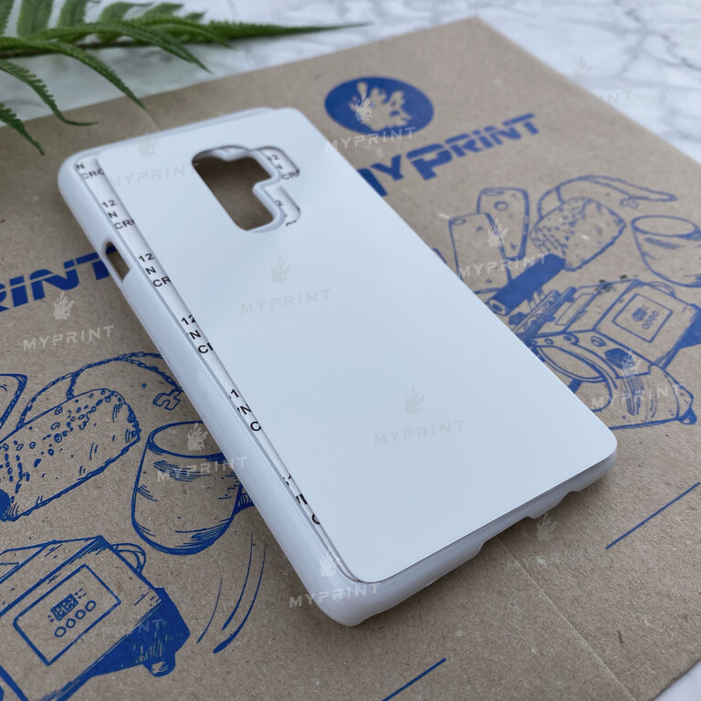Чехол для сублимации 2D пластиковый (PC) для Samsung S9 Plus белый (4308)  Чехол для сублимации 2D пластиковый (PC) для Samsung S9 Plus белый (4308)
