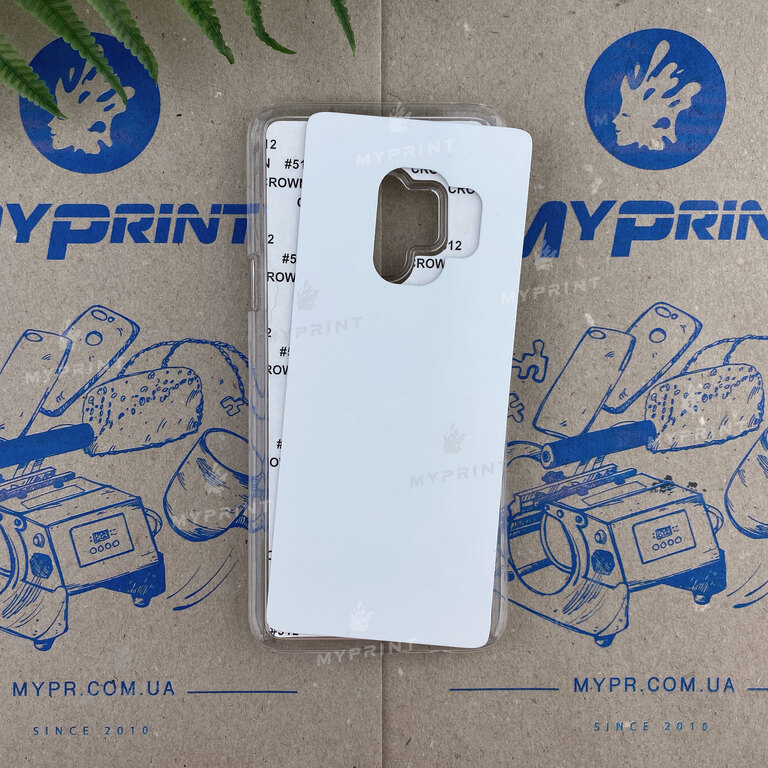 Cover for sublimation 2D plastic (PC) for Samsung S9 transparent (4305)  Cover for sublimation 2D plastic (PC) for Samsung S9 transparent (4305)
