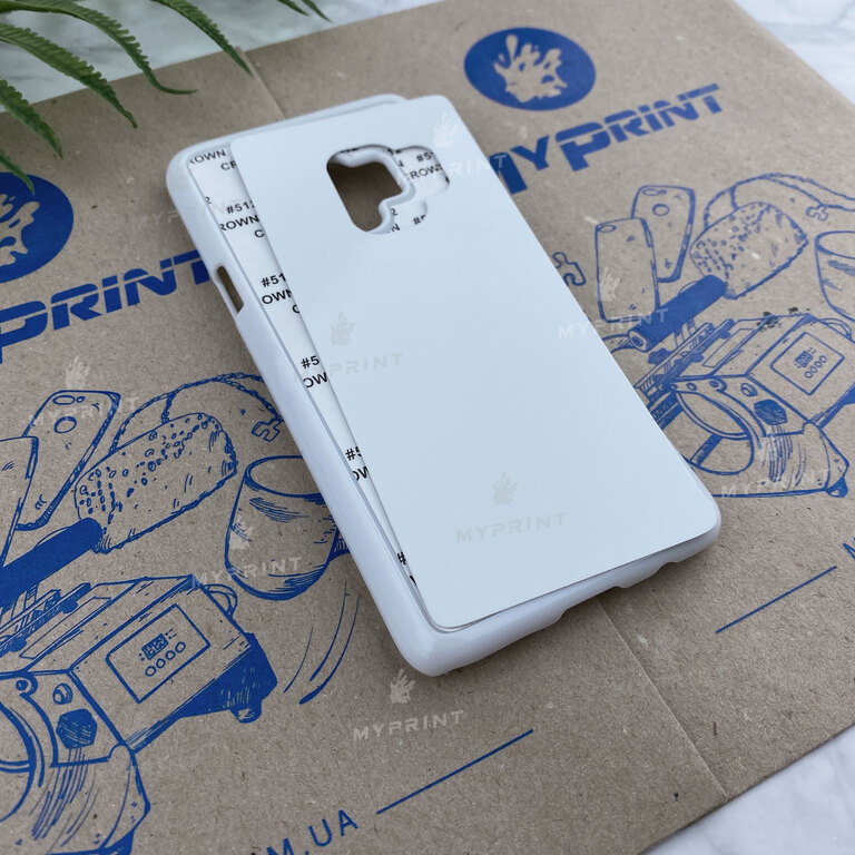 Чехол для сублимации 2D пластиковый (PC) для Samsung S9 белый (4304)  Чехол для сублимации 2D пластиковый (PC) для Samsung S9 белый (4304)