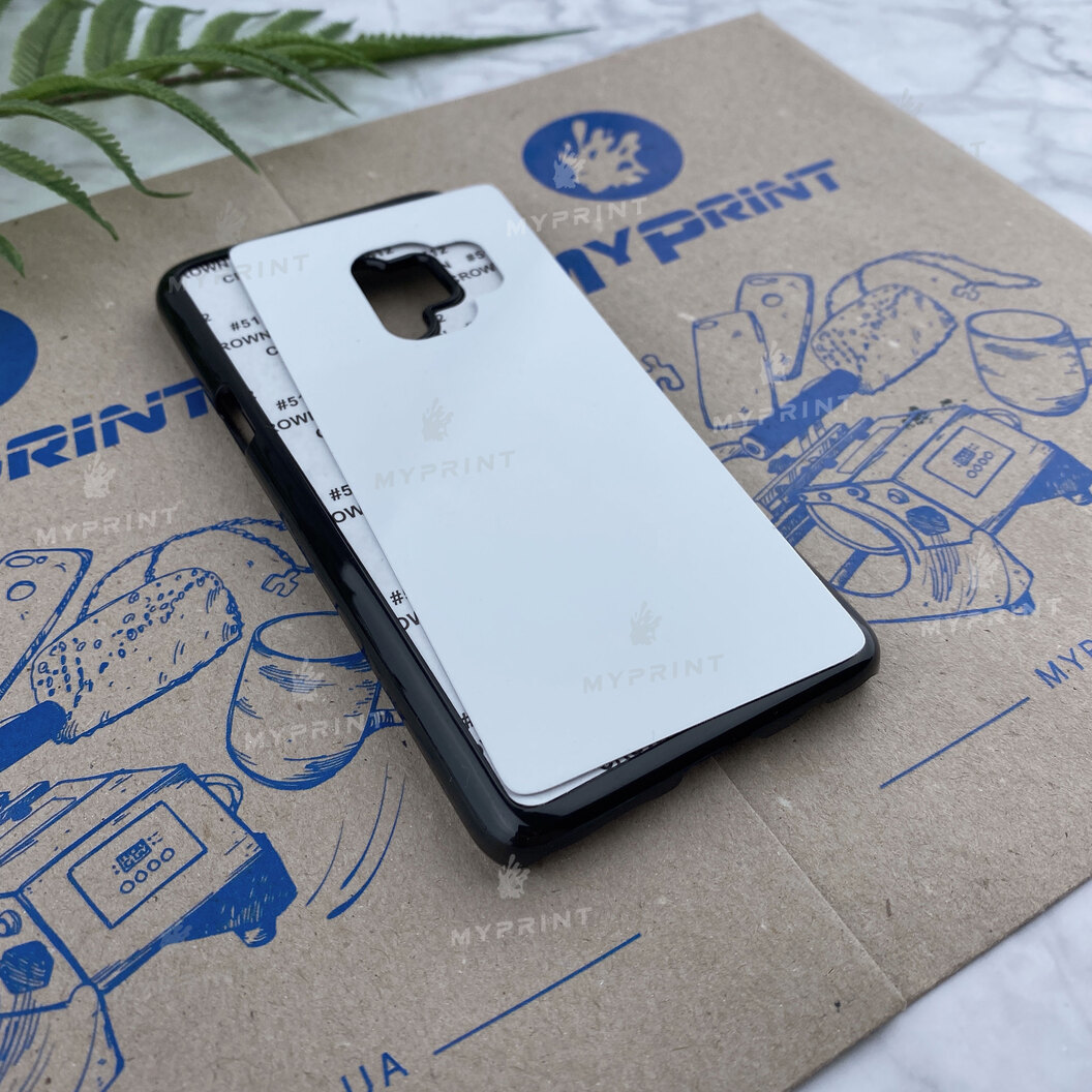 Чехол для сублимации 2D пластиковый (PC) для Samsung S9 черный (4303) - фото 2 Чехол для сублимации 2D пластиковый (PC) для Samsung S9 черный (4303) - фото 2 - Заготовки для сублимации