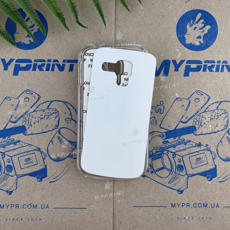 Чехол для сублимации 2D пластиковый (PC) для Samsung S Duos 2 S7582 прозрачный (3439) 
