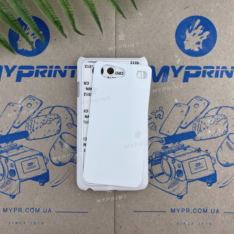 Чохол для сублімації 2D пластиковий (PC) для Samsung S Advance I9070 білий (3442) 
