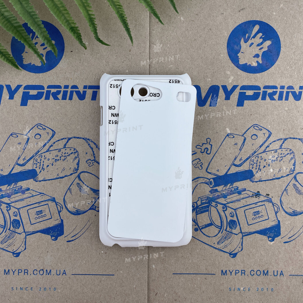 Чохол для сублімації 2D пластиковий (PC) для Samsung S Advance I9070 білий (3442) - фото 1 - Заготовки для сублімації