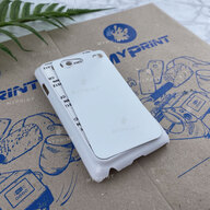 Чохол для сублімації 2D пластиковий (PC) для Samsung S Advance I9070 білий (3442) - фото 2 - Заготовки для сублімації