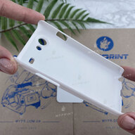 Чохол для сублімації 2D пластиковий (PC) для Samsung S Advance I9070 білий (3442) - фото 3 - Заготовки для сублімації