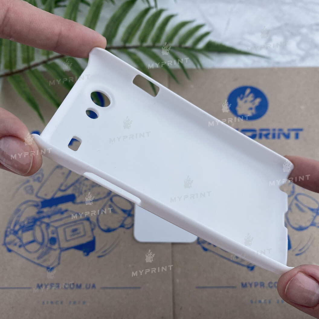 Чохол для сублімації 2D пластиковий (PC) для Samsung S Advance I9070 білий (3442) - фото 3 - Заготовки для сублімації