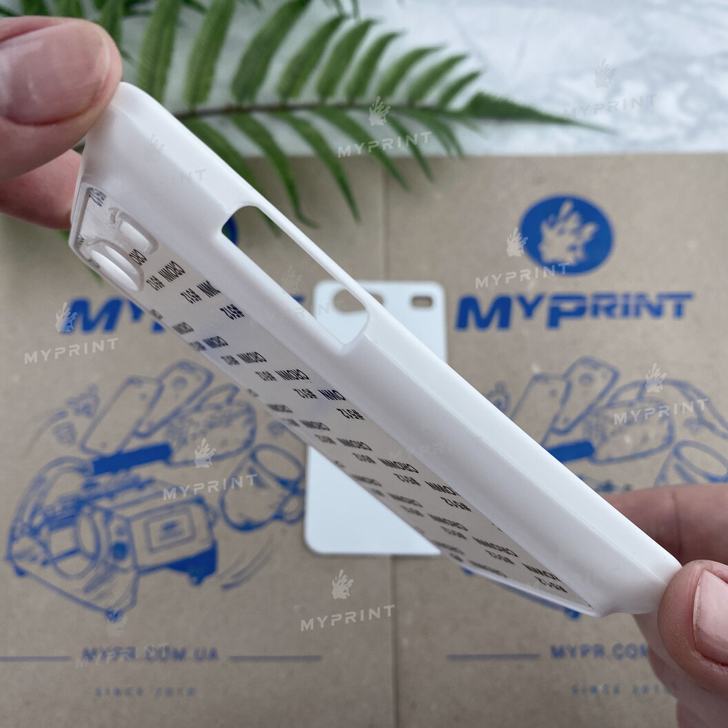 Чохол для сублімації 2D пластиковий (PC) для Samsung S Advance I9070 білий (3442) - фото 4 - Заготовки для сублімації