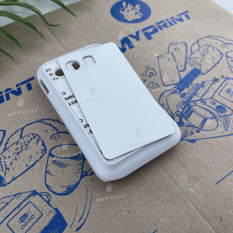Чохол для сублімації 2D пластиковий (PC) для Samsung Y S5360 білий (3449) 