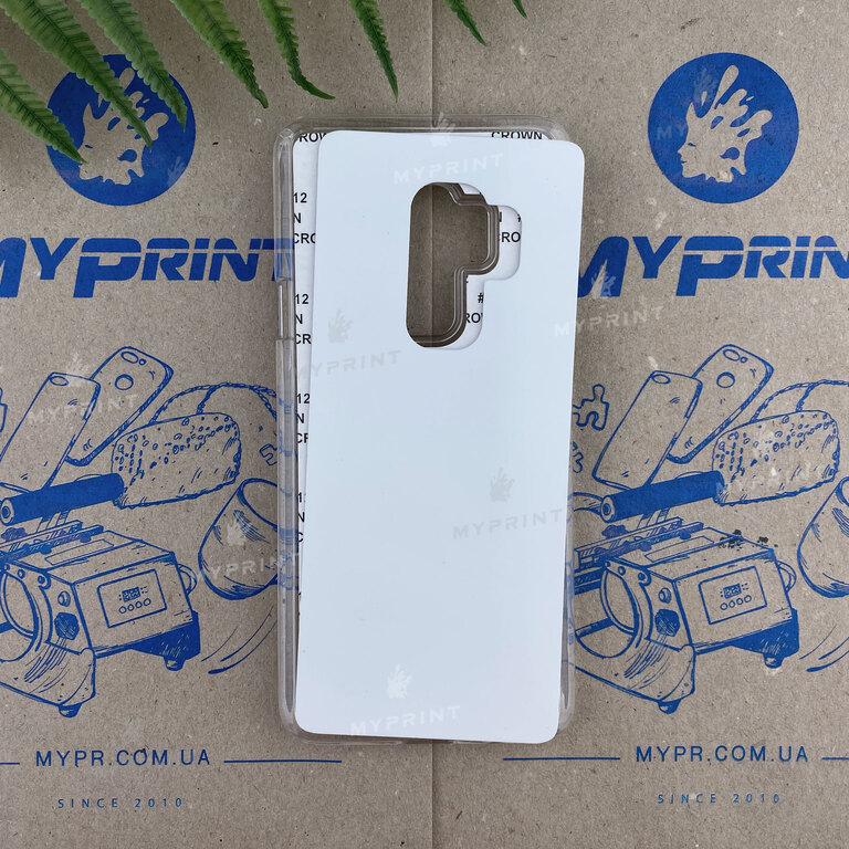 Чехол для сублимации 2D пластиковый (PC) для Samsung S9 Plus прозрачный (4309)  Чехол для сублимации 2D пластиковый (PC) для Samsung S9 Plus прозрачный (4309)