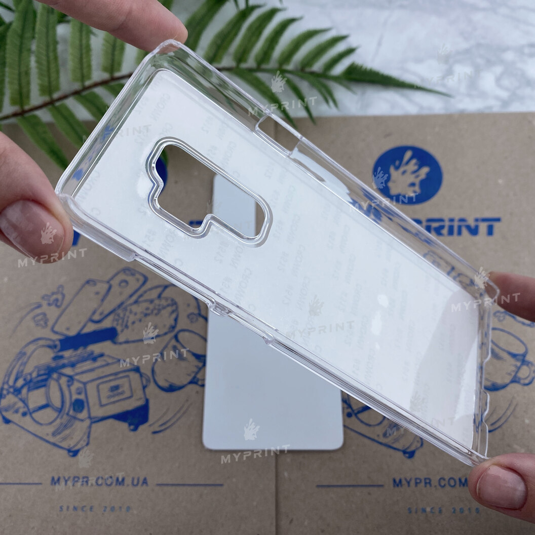 Чехол для сублимации 2D пластиковый (PC) для Samsung S9 Plus прозрачный (4309) - фото 4 Чехол для сублимации 2D пластиковый (PC) для Samsung S9 Plus прозрачный (4309) - фото 4 - Заготовки для сублимации