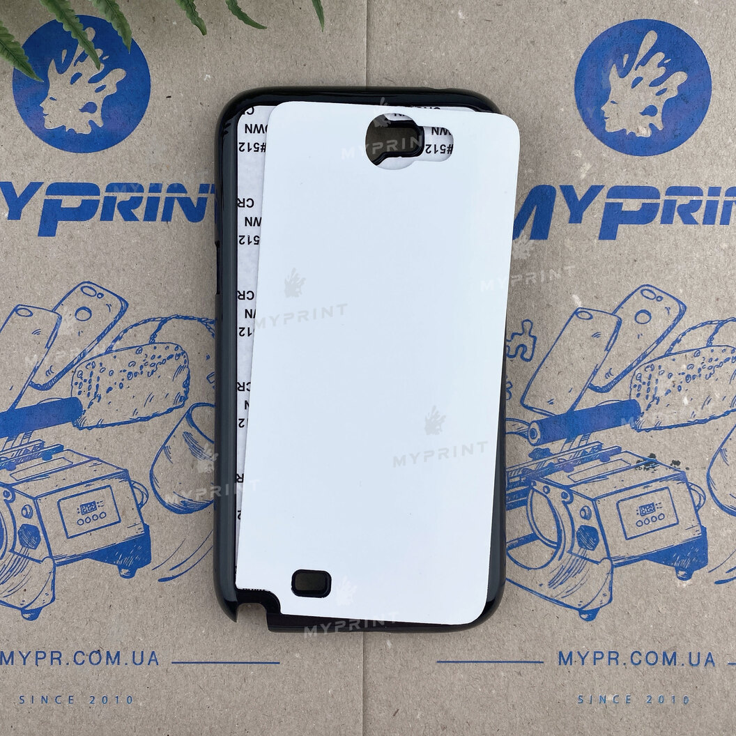 Чохол для сублімації 2D пластиковий (PC) для Samsung Note 2 чорний (3467) - фото 1 Чохол для сублімації 2D пластиковий (PC) для Samsung Note 2 чорний (3467) - фото 1 - Заготовки для сублімації