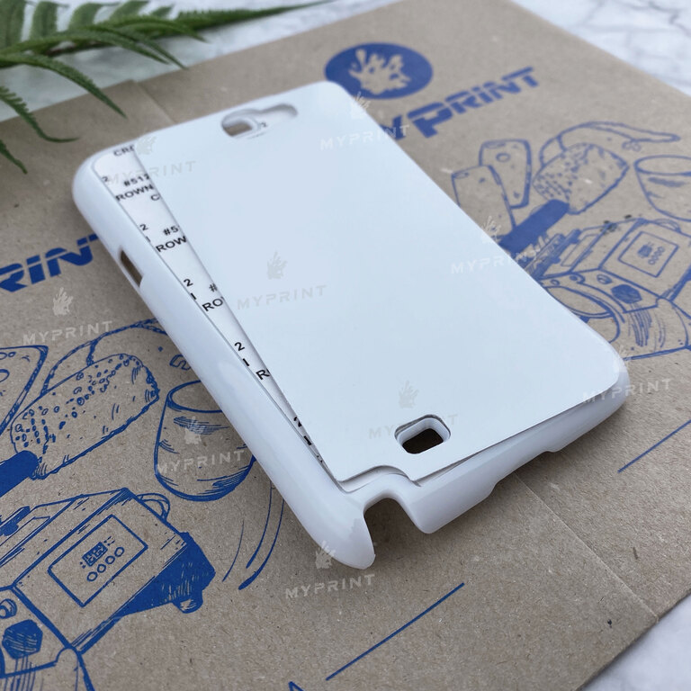 Чохол для сублімації 2D пластиковий (PC) для Samsung Note 2 білий (3468)  Чохол для сублімації 2D пластиковий (PC) для Samsung Note 2 білий (3468)