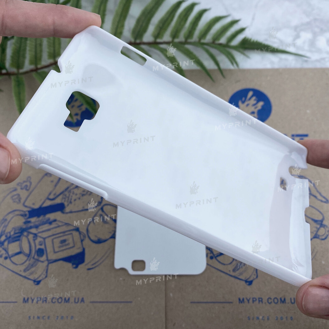 Cover for sublimation 2D plastic (PC) for Samsung Note 1 white (3472) - фото 3 Cover for sublimation 2D plastic (PC) for Samsung Note 1 white (3472) - фото 3 - Blanks for sublimation