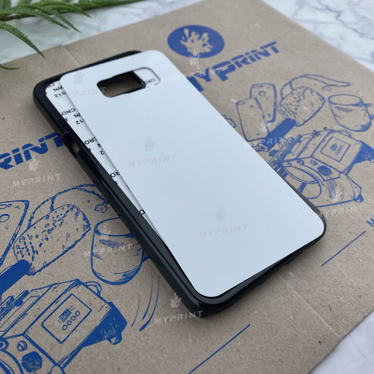 Чехол для сублимации 2D пластиковый (PC) для Samsung S8 Plus черный (4164)  Чехол для сублимации 2D пластиковый (PC) для Samsung S8 Plus черный (4164)