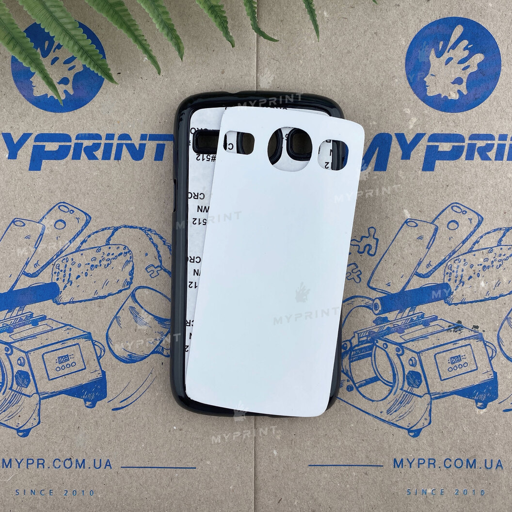Cover for sublimation 2D plastic (PC) for Samsung Core I8262 black (3483) - фото 1 Cover for sublimation 2D plastic (PC) for Samsung Core I8262 black (3483) - фото 1 - Blanks for sublimation