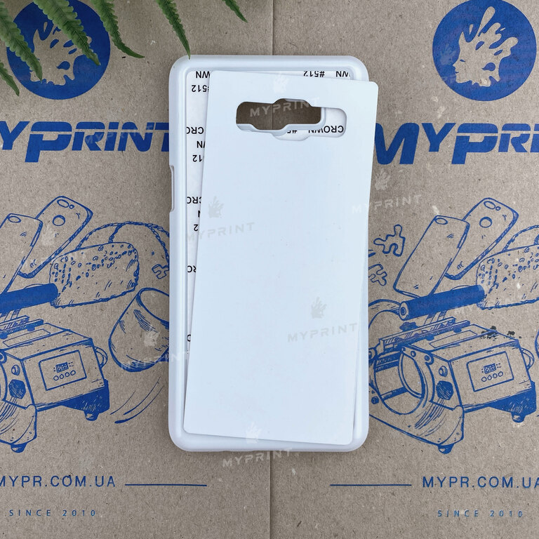 Чехол для сублимации 2D пластиковый (PC) для Samsung J5 J510 (2016) белый (3865)  Чехол для сублимации 2D пластиковый (PC) для Samsung J5 J510 (2016) белый (3865)