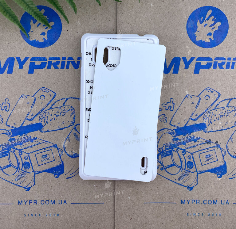Cover for sublimation 2D plastic (PC) for LG Optimus G E975 white (3217)  Cover for sublimation 2D plastic (PC) for LG Optimus G E975 white (3217)