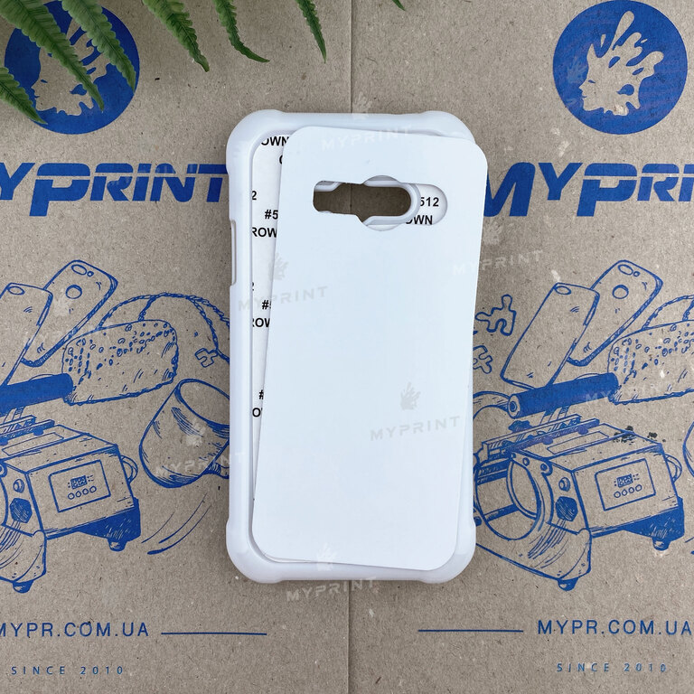 Cover for sublimation 2D plastic (PC) for Samsung J1 ace J110H white (3989)  Cover for sublimation 2D plastic (PC) for Samsung J1 ace J110H white (3989)