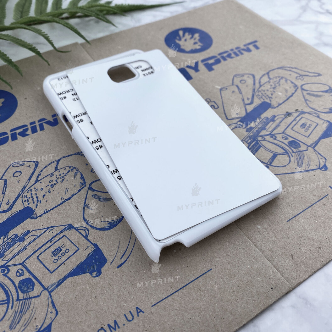 Чехол для сублимации 2D пластиковый (PC) для Samsung Note 5 белый (3985) - фото 2 Чехол для сублимации 2D пластиковый (PC) для Samsung Note 5 белый (3985) - фото 2 - Заготовки для сублимации