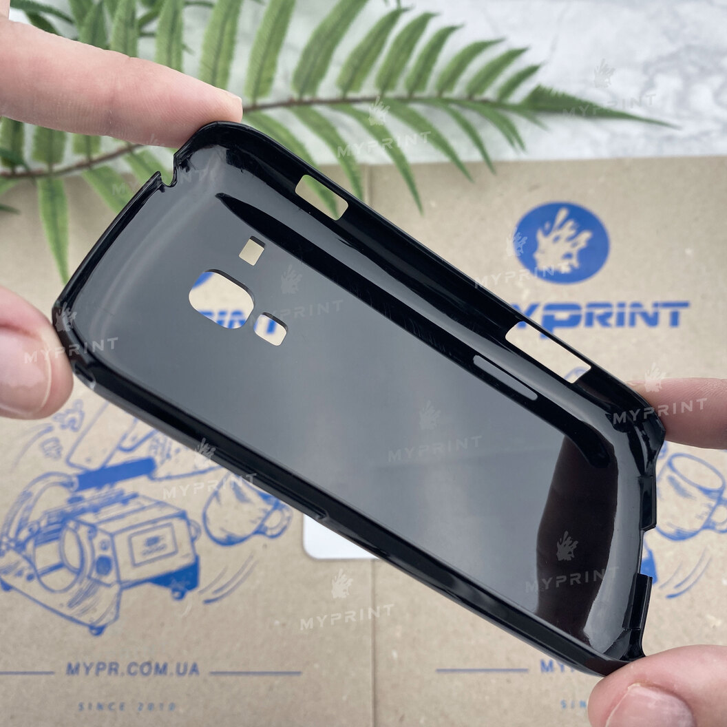 Чехол для сублимации 2D пластиковый (PC) для Samsung Trend Duos S7392 черный (3712) - фото 3 Чехол для сублимации 2D пластиковый (PC) для Samsung Trend Duos S7392 черный (3712) - фото 3 - Заготовки для сублимации