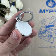 Попсокет для сублимации металлический круглый серебристый d = 30 мм (6397) - фото 3 Попсокет для сублимации металлический круглый серебристый d = 30 мм (6397) - фото 3 - Заготовки для сублимации