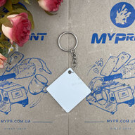 Брелок для сублимации пластиковый двусторонний квадратный 50*50 мм (6406) - фото 1 Брелок для сублимации пластиковый двусторонний квадратный 50*50 мм (6406) - фото 1 - Заготовки для сублимации