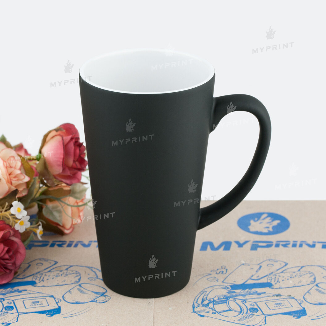 Чашка для сублімації хамелеон напівматова чорна лате 17 Oz (500 мл) (6314) - фото 3 Чашка для сублімації хамелеон напівматова чорна лате 17 Oz (500 мл) (6314) - фото 3 - Заготовки для сублімації