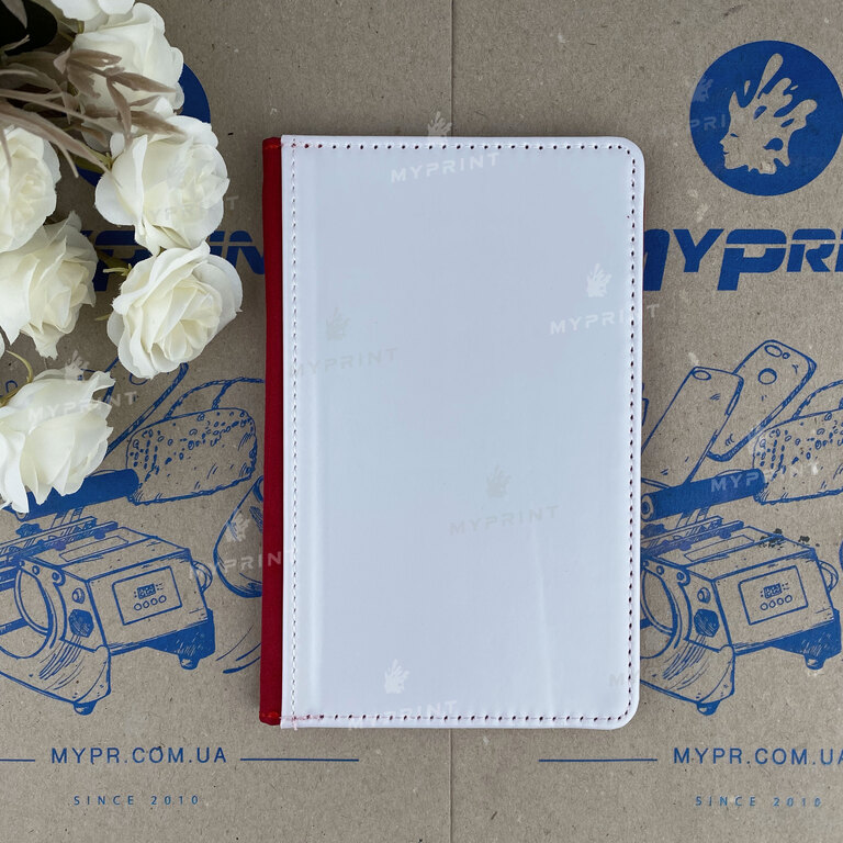 The passport cover for sublimation is red (6401)  The passport cover for sublimation is red (6401)