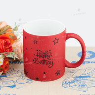 Чашка для сублімації хамелеон з блискітками матова червона 11 Oz (330 мл) (6306) - фото 4 Чашка для сублімації хамелеон з блискітками матова червона 11 Oz (330 мл) (6306) - фото 4 - Заготовки для сублімації