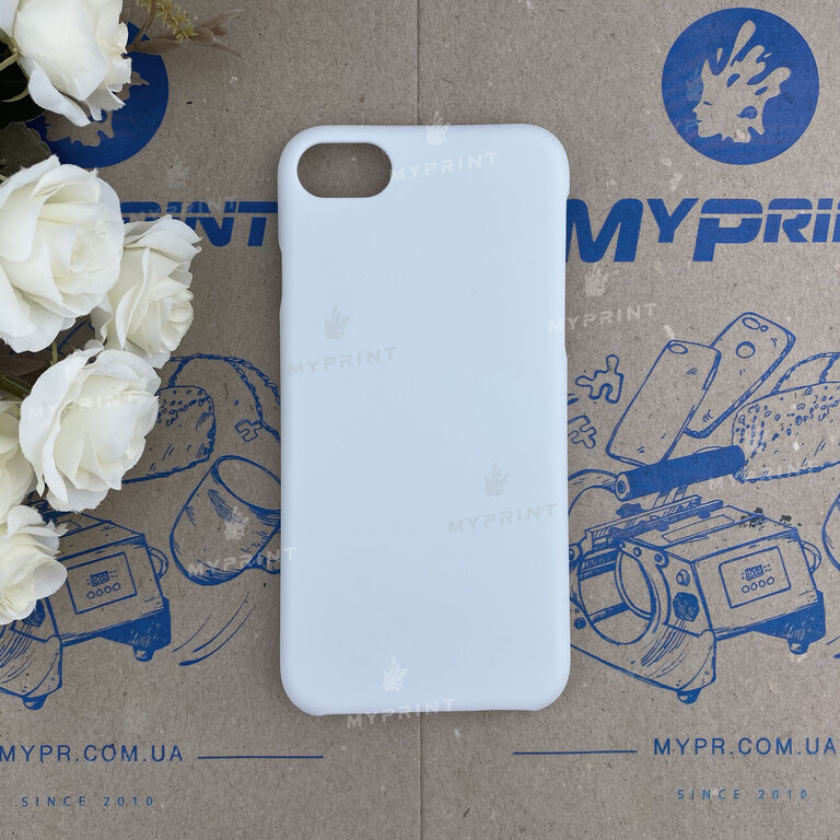 Cover for sublimation 3D plastic for iPhone 7/8 Matte (3840)  Cover for sublimation 3D plastic for iPhone 7/8 Matte (3840)