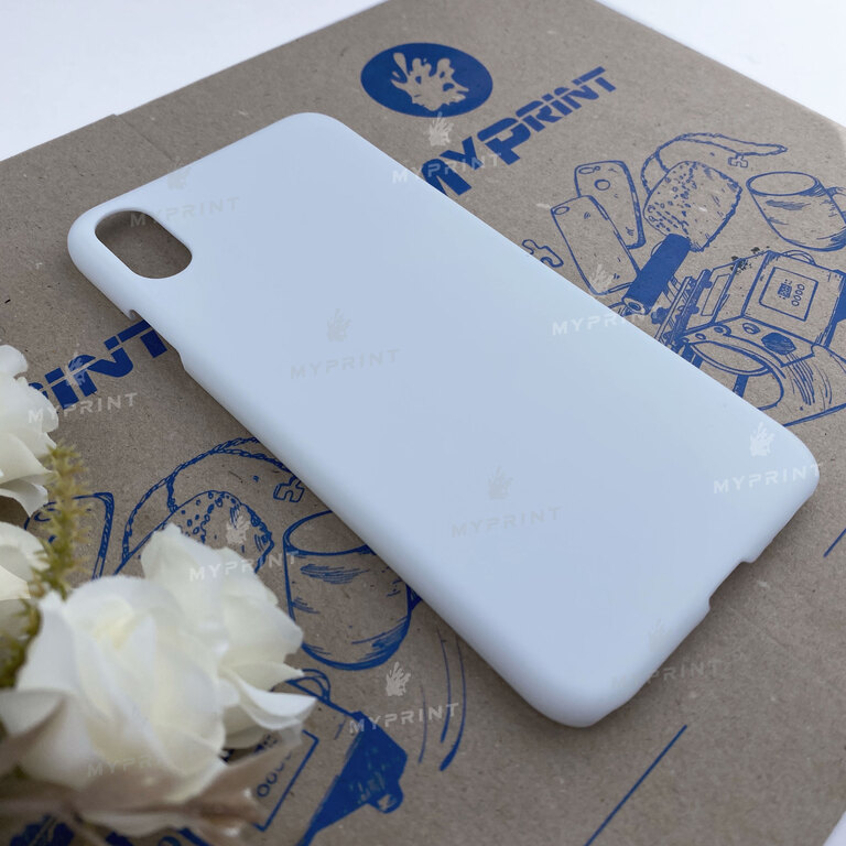 Cover for sublimation 3D plastic for iPhone XS Max matte (4425)  Cover for sublimation 3D plastic for iPhone XS Max matte (4425)