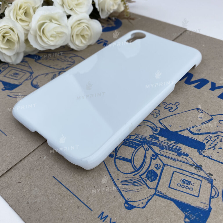 Cover for sublimation 3D plastic for iPhone XR glossy (4423)  Cover for sublimation 3D plastic for iPhone XR glossy (4423)
