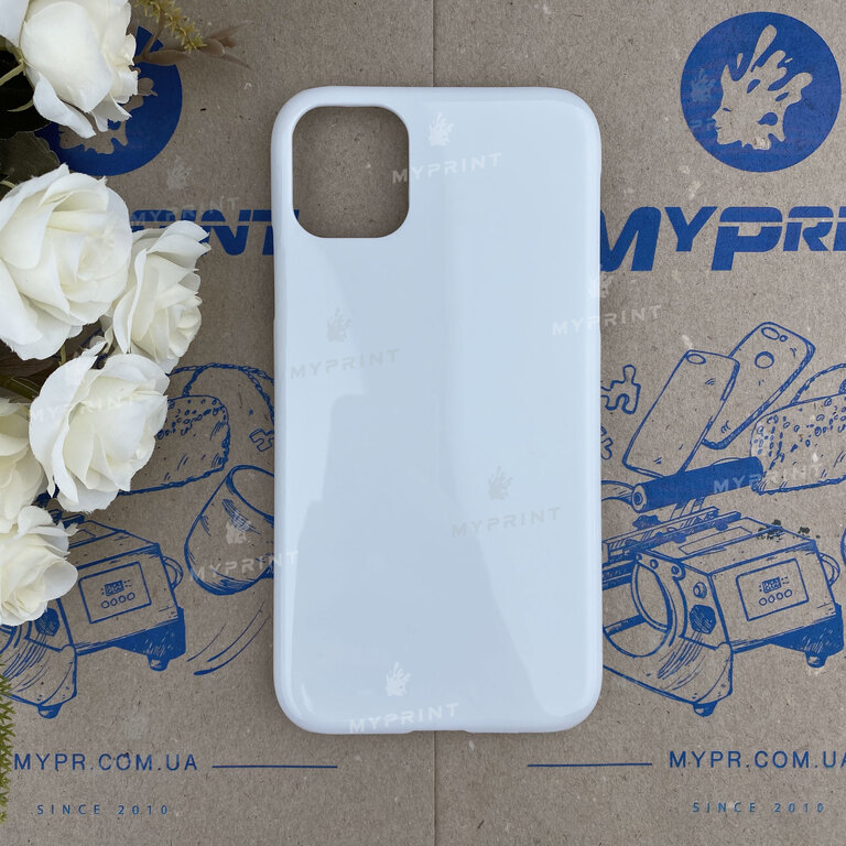 Чехол для сублимации 3D пластиковый для iPhone 11 (6.1) глянцевый (5634)  Чехол для сублимации 3D пластиковый для iPhone 11 (6.1) глянцевый (5634)