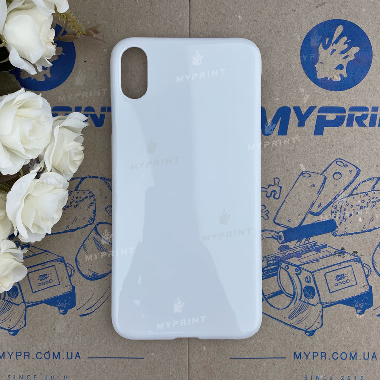 Cover for sublimation 3D plastic for iPhone XS Max glossy (4426)  Cover for sublimation 3D plastic for iPhone XS Max glossy (4426)