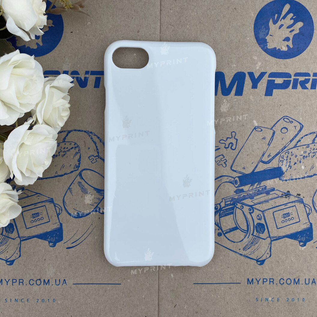 Cover for sublimation 3D plastic for iPhone 7/8 Glossy (3839) - фото 1 Cover for sublimation 3D plastic for iPhone 7/8 Glossy (3839) - фото 1 - Blanks for sublimation