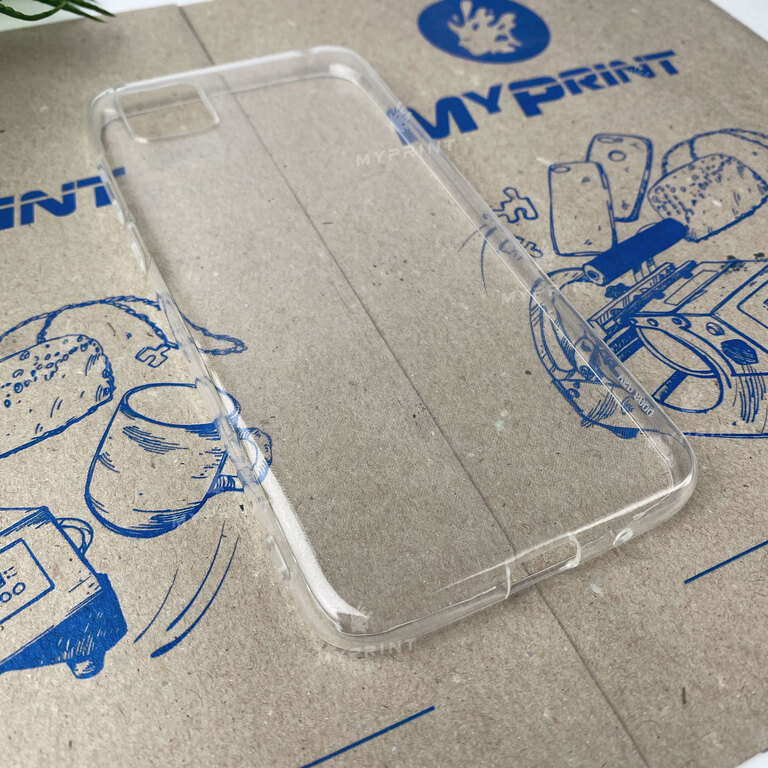 Silicone cover for Huawei Y5p transparent (6528)  Silicone cover for Huawei Y5p transparent (6528)