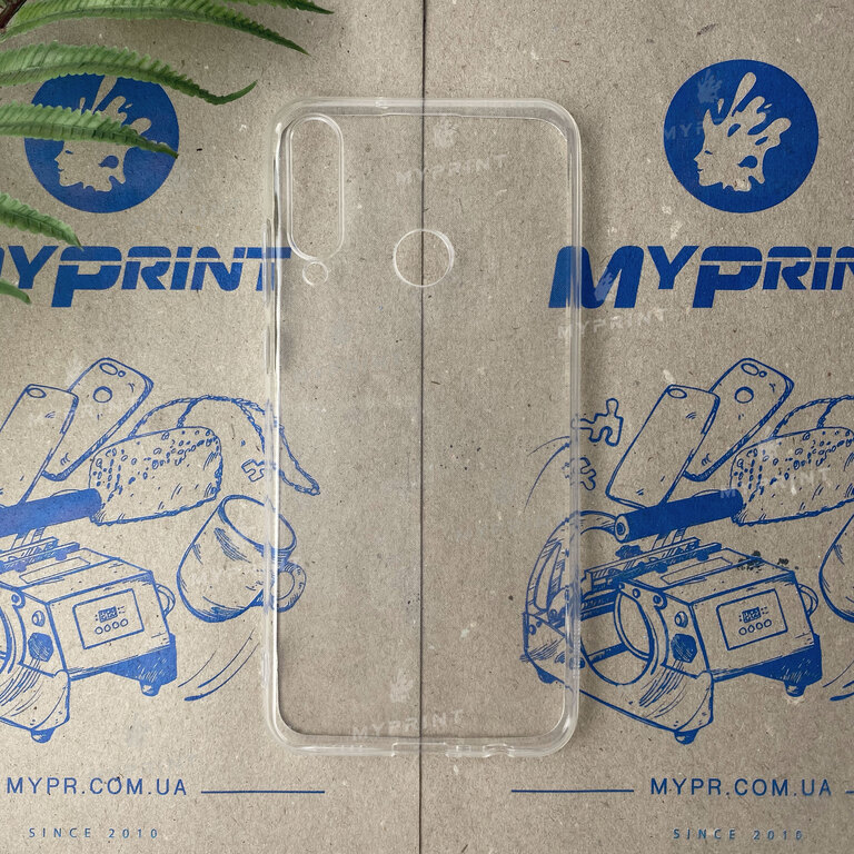Чехол силиконовый для Huawei Y6p прозрачный (6529) 